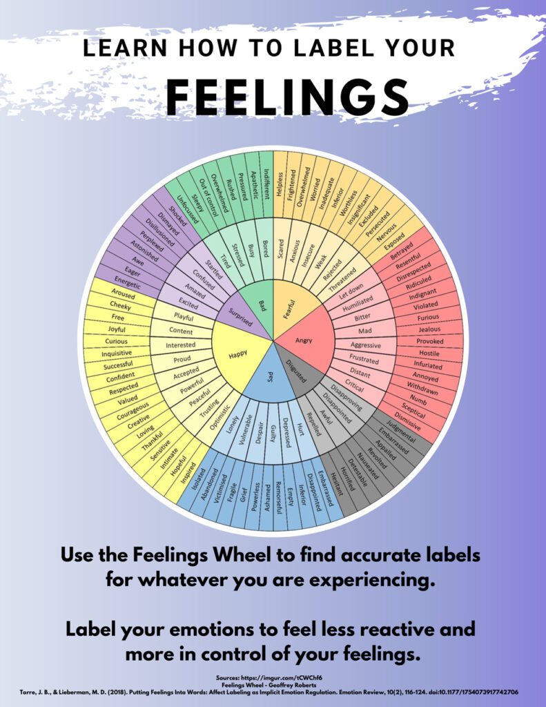 Learn how to Label Your Feelings